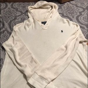 Ralph Lauren thermal light weight hoodie Size L